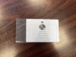 Clear insert holder for the Equi-sign Stable nameplate holder