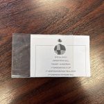 Clear insert holder for the Equi-sign Stable nameplate holder